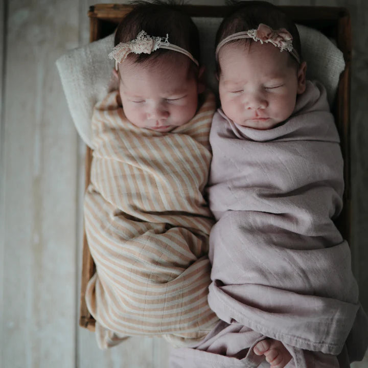 SWADDLE 120x120 - soft mauve