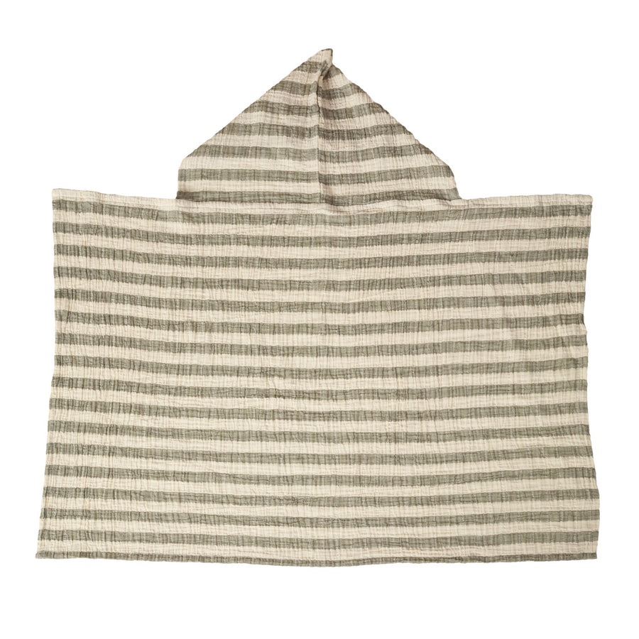 HOODED BABY TOWEL - stripes meerdere kleuren