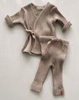 RIB VEST - beige