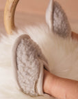 MERINO BOOTIES - cloud