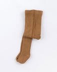 RIBBED TIGHTS - BROWN