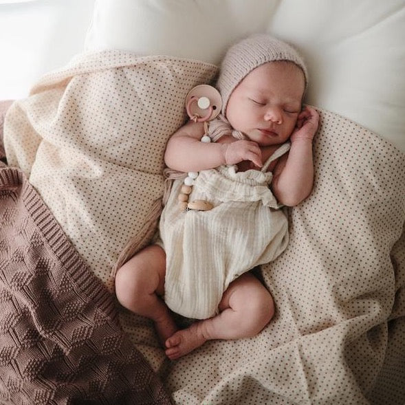 SWADDLE 120x120 - soft mauve