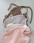 MUSLIN BIBS - Beige