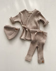 RIB VEST - beige