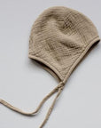 GARDEN BONNET - Sand 6-12M