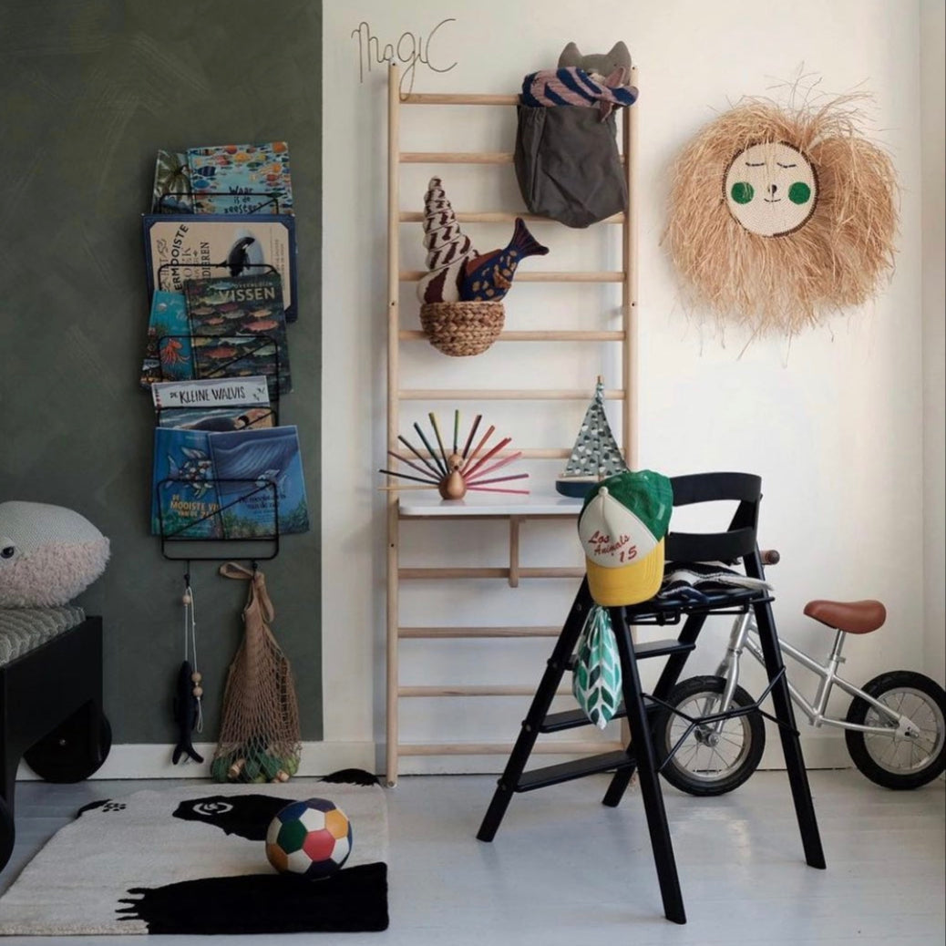 Klapp High Chair zwart - veiligheidsrail