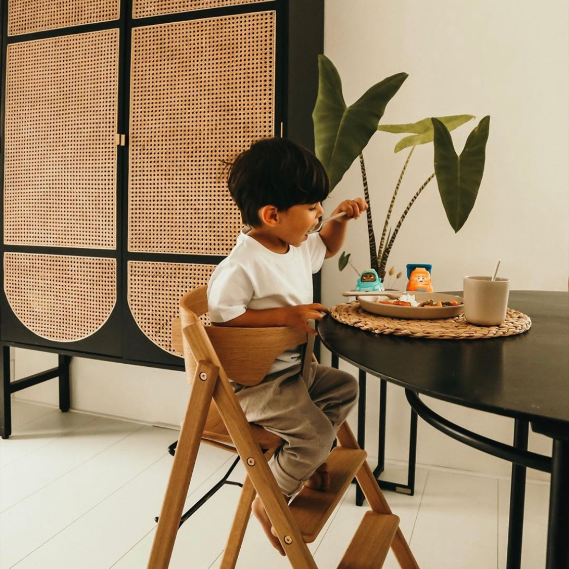 Klapp High Chair - OAK
