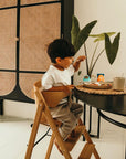 Klapp High Chair - veiligheidsrail oak