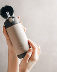 KIDS STRAW BOTTLE - Cream Beige