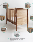NOBLE COT VINTAGE - babybed 120x60