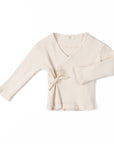 RIB VEST - cream
