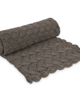 CHIFFONETTE KNITTED BLANKET - earth brown