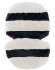 STRIPE SHEEPSKIN SNUGGLER - half moon