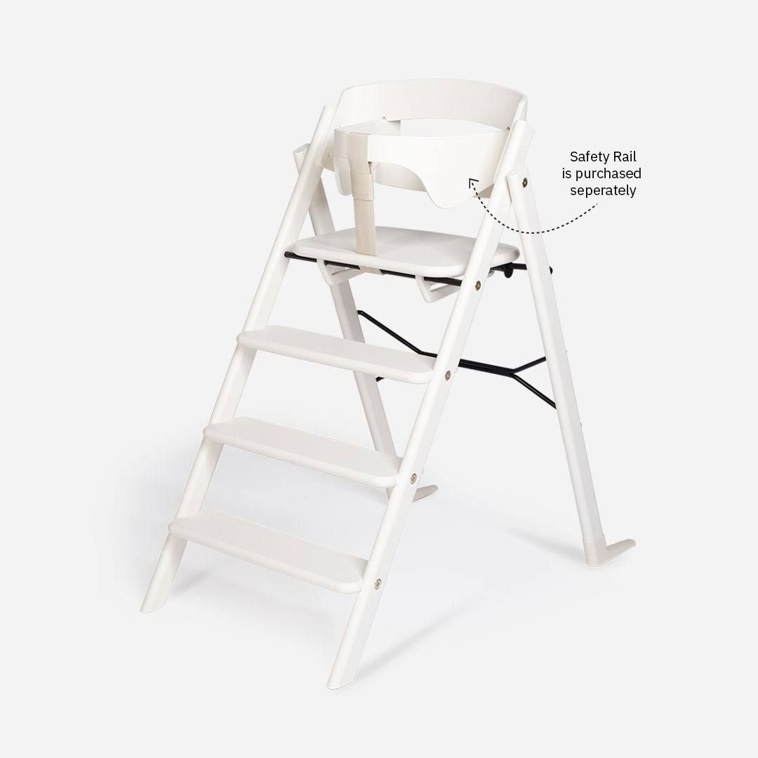 Klapp High Chair - veiligheidsrail white