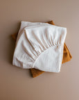 Fitted sheets - almond