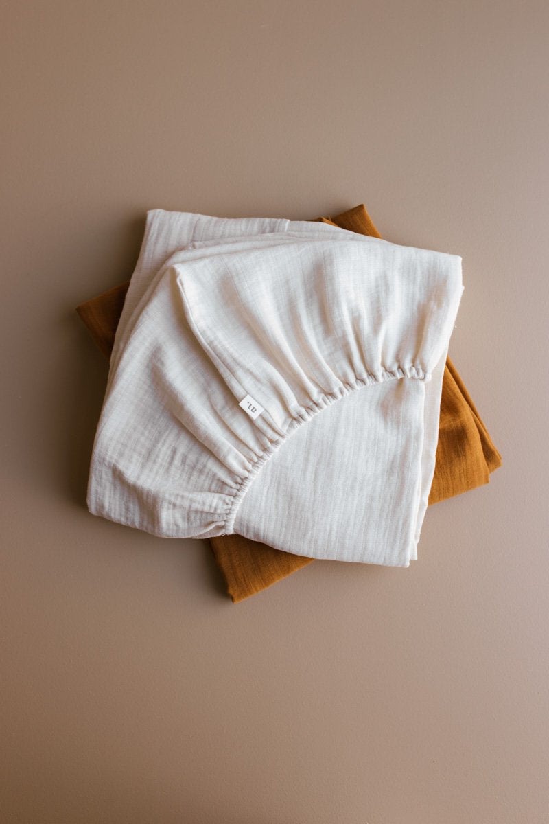 Fitted sheets - almond