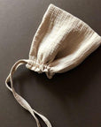 MUSLIN BONNET PIXIE - beige
