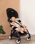 STRIPE SHEEPSKIN SNUGGLER - half moon