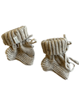 KNIT BOOTIES 6-12M