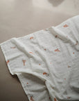 SWADDLE 120x120 - flowers