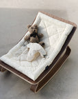 LEVO BABY ROCKER - naturel cover - WALNUT