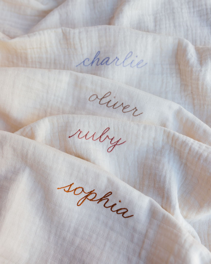 BATH CAPE TERRY MIDI - personaliseerbaar
