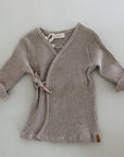 RIB VEST - beige