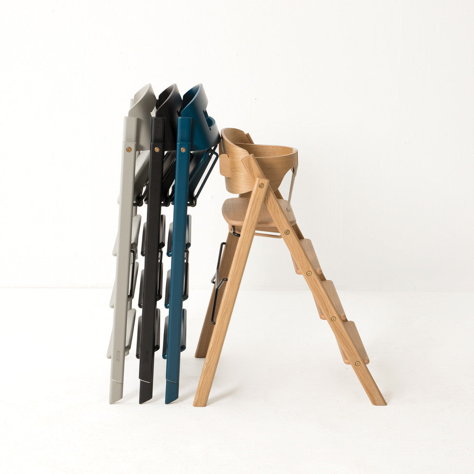 Klapp High Chair zwart - veiligheidsrail