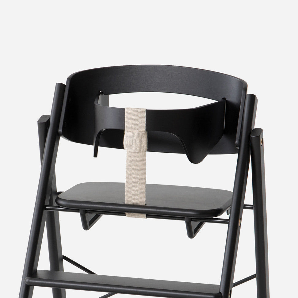 Klapp High Chair zwart - veiligheidsrail
