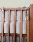 Mini Check Crib bumper - Beige
