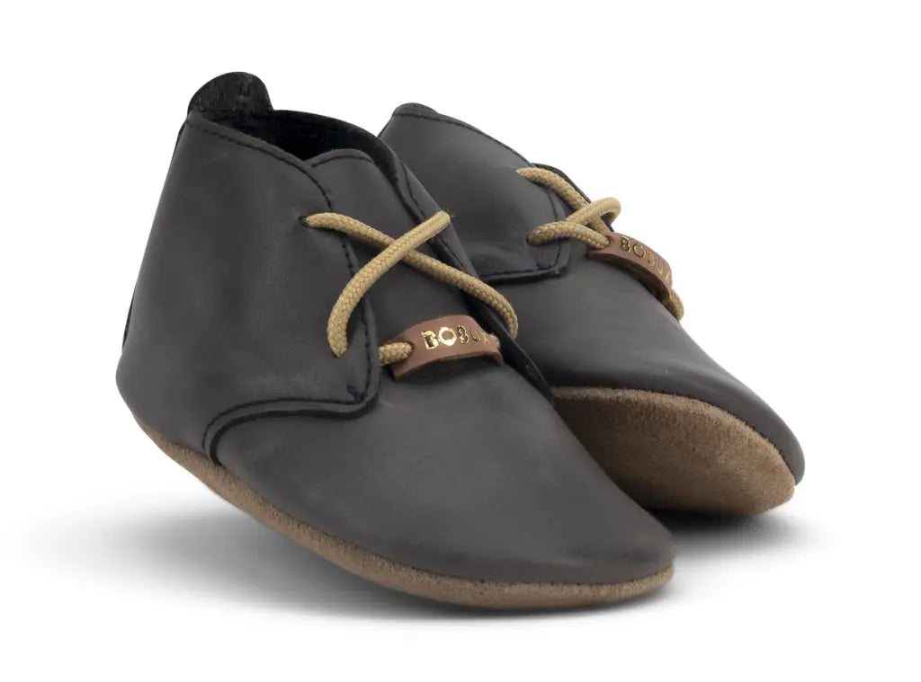 SOFT SOLE SHOE - DESERT LACE CHARCOAL