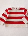 COTTON STRIPED SWEATER RED - BABY & KIDS