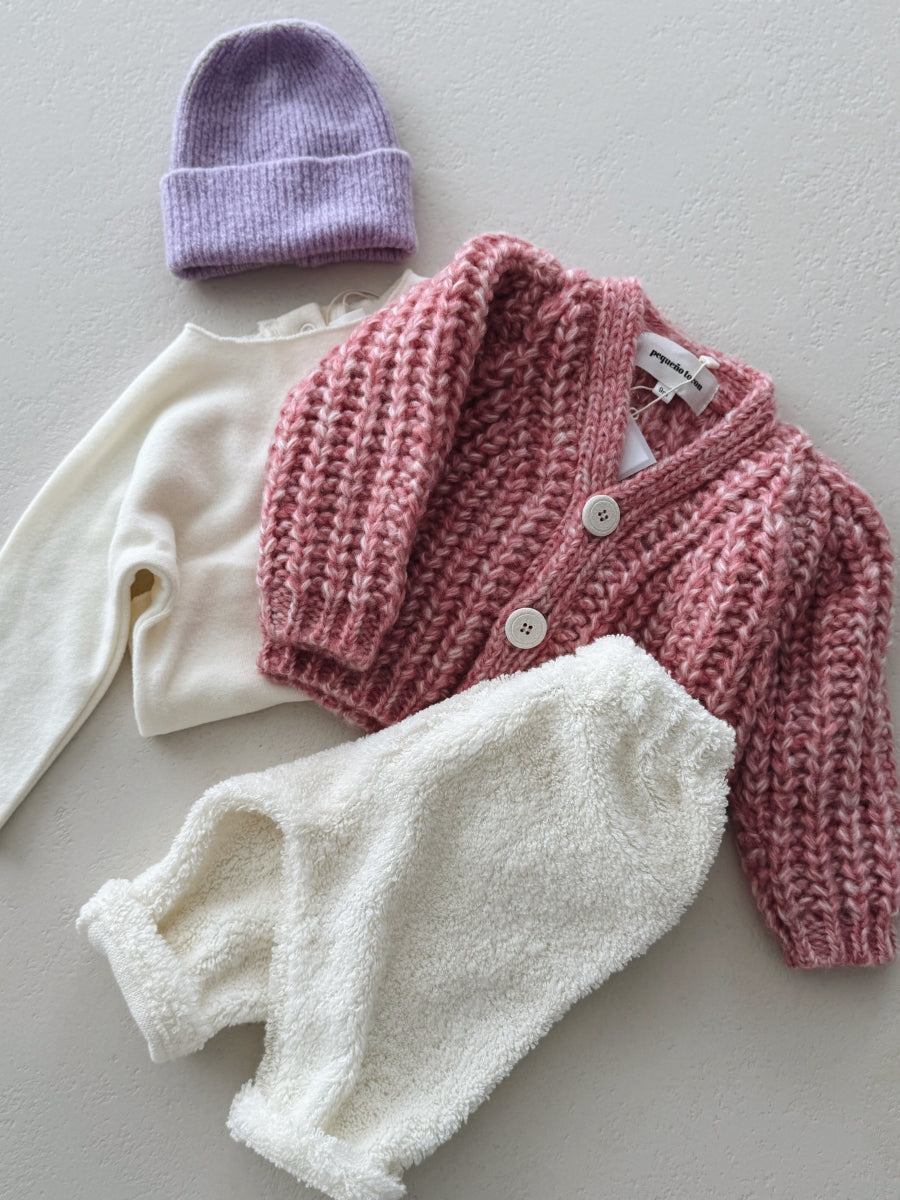 TERRY SWEATER NB - NATURAL