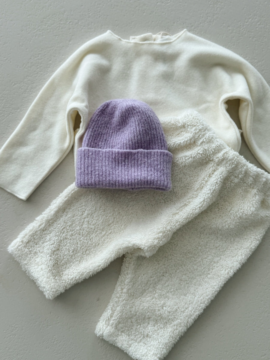 TERRY SWEATER NB - NATURAL