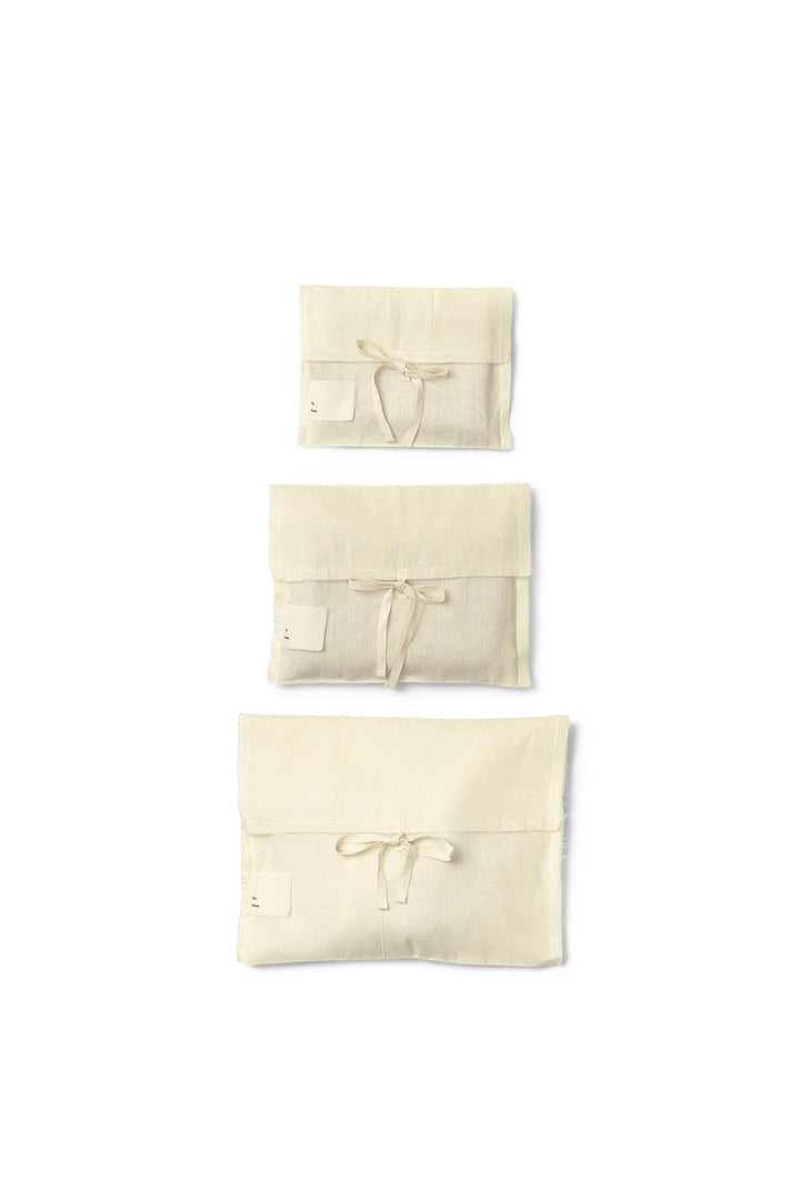 GIFTBAGS - SET OF 3 - NATURAL
