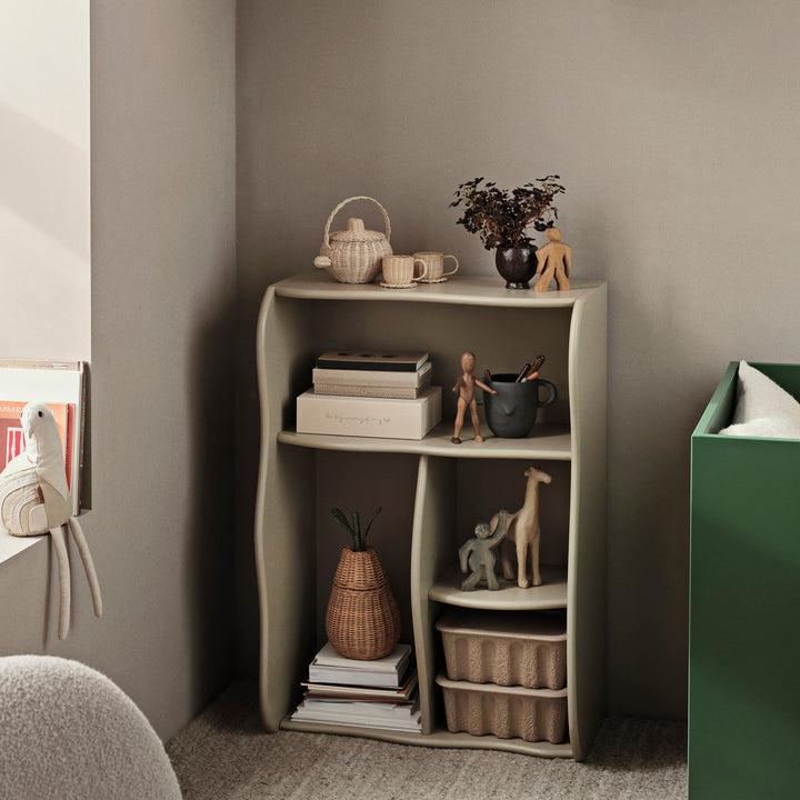 SLOPE BOOKCASE - CASHMERE