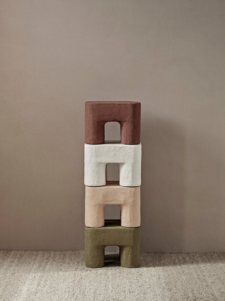 PODO STOOL - OFF WHITE