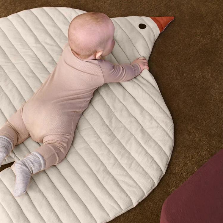 SWIF QUILTED PLAYMAT - OFF WHITE