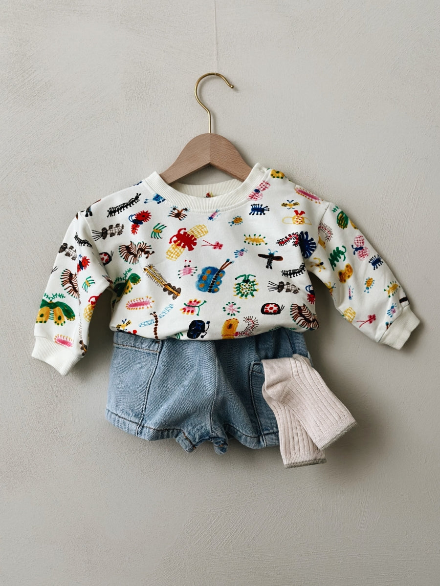 FUNNY INSECTS SWEATER - BABY