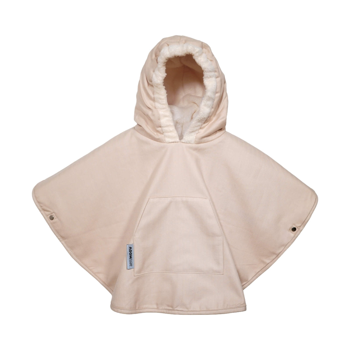 WINTERPONCHO - CREAM 9m-3Y
