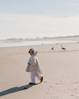WINTERPONCHO - CREAM 9m-3Y