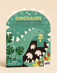 MALBUCH MIT AUFKLEBERN - Dinosaurier