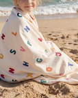 Microfiber towel 90x200 - ABC