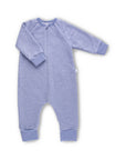 Newborn overall biologisch katoen - blue melange