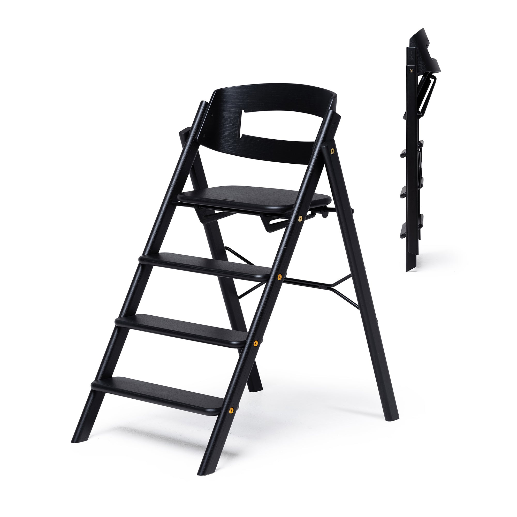 Klapp High Chair zwart