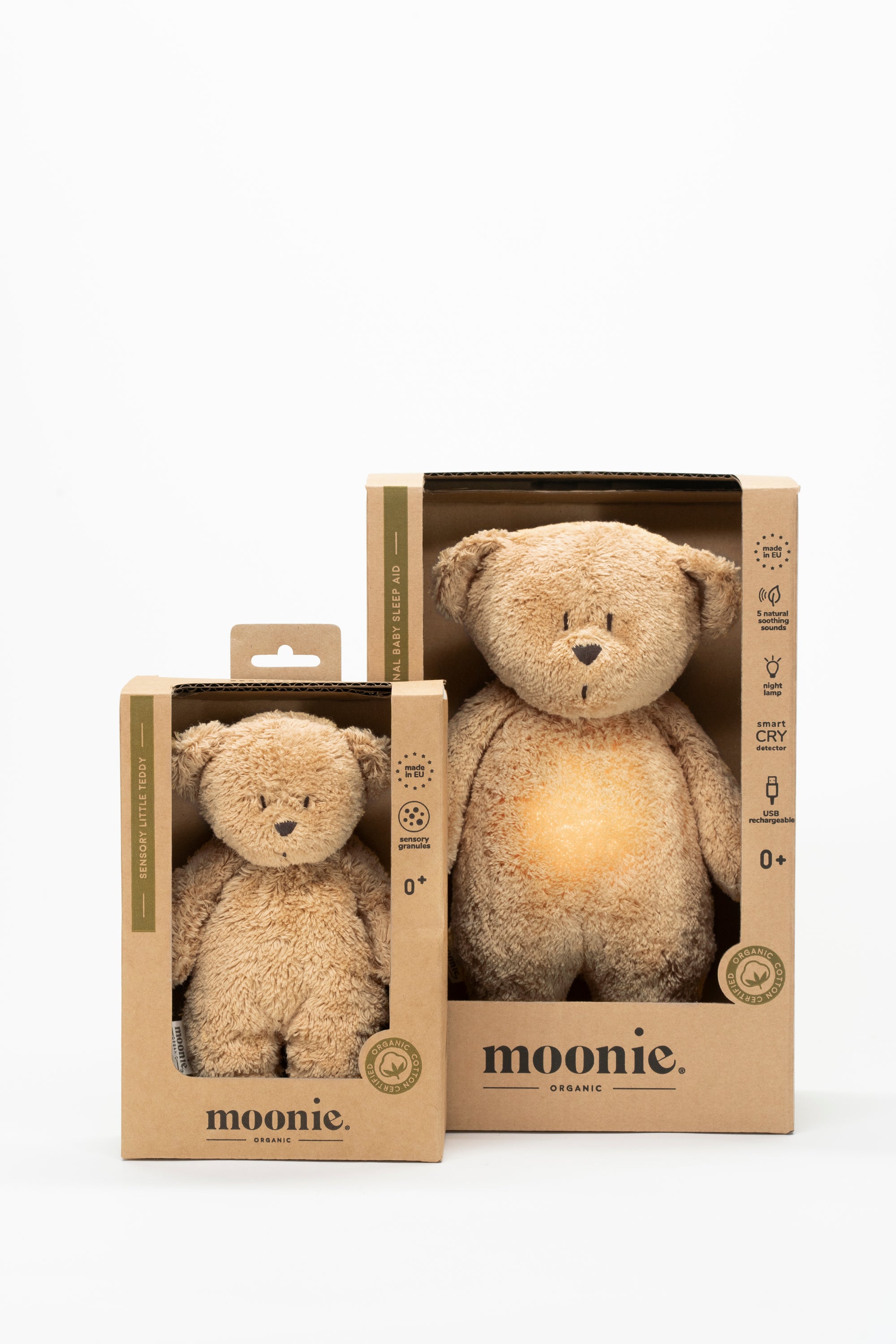 MOONIE Sensory Little Teddy – Cappuccino