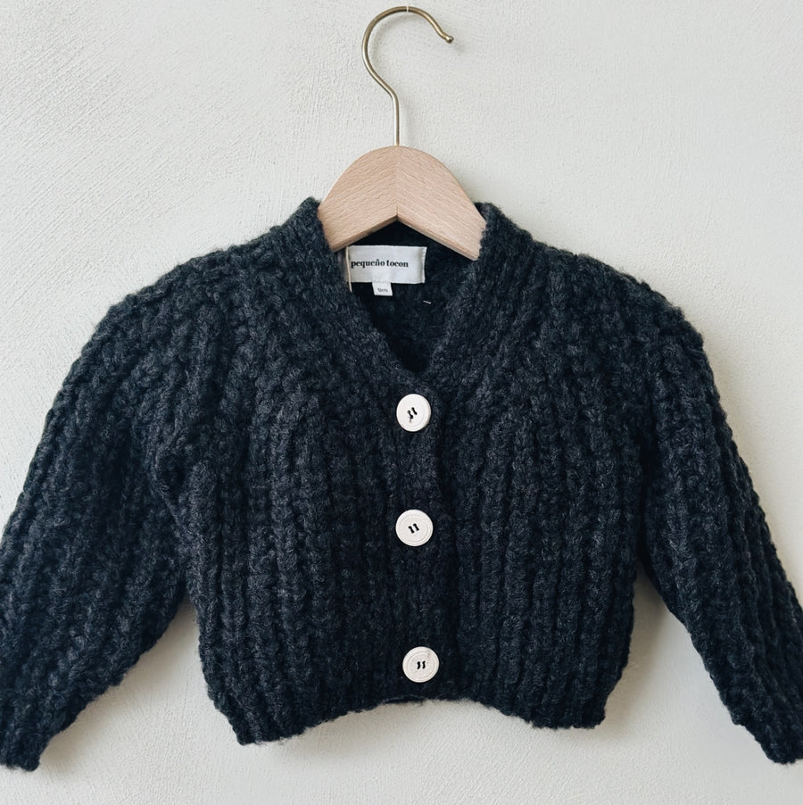 CARDIGAN CARBON - baby & kids