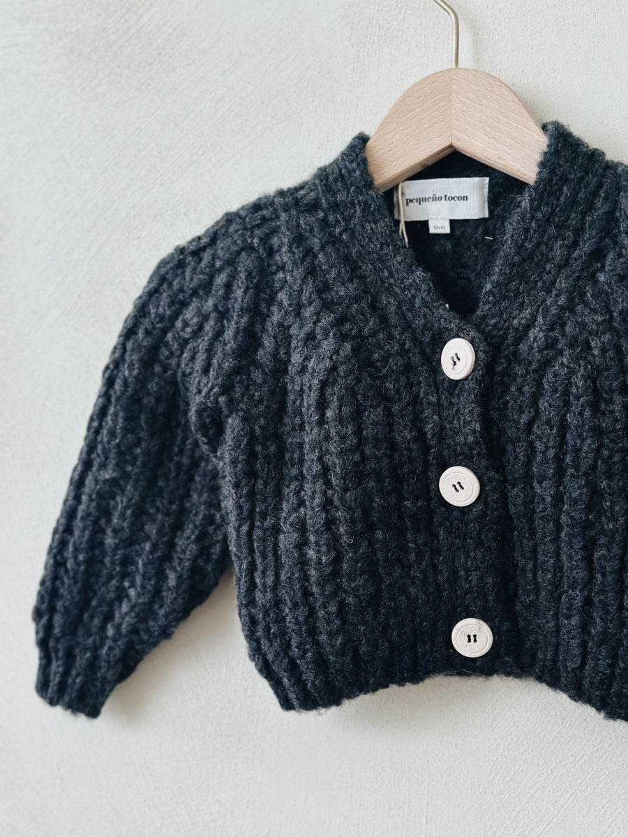 CARDIGAN CARBON - 1m up to 4y