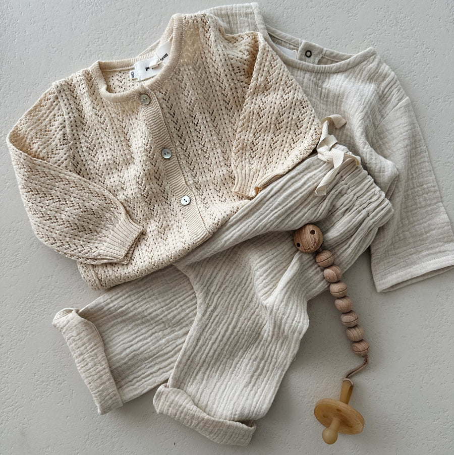 SOFT KNITTED CARDIGAN - baby