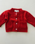 WOOL VEST - RED